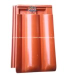 Archana-type clay roof tile with a smooth rounded design, blending traditional aesthetics with natural heat resistance.
