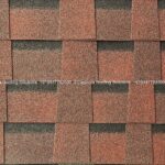 Red roofing shingles by Capindia, featuring a vibrant terracotta shade that gives homes a traditional and lively appearance